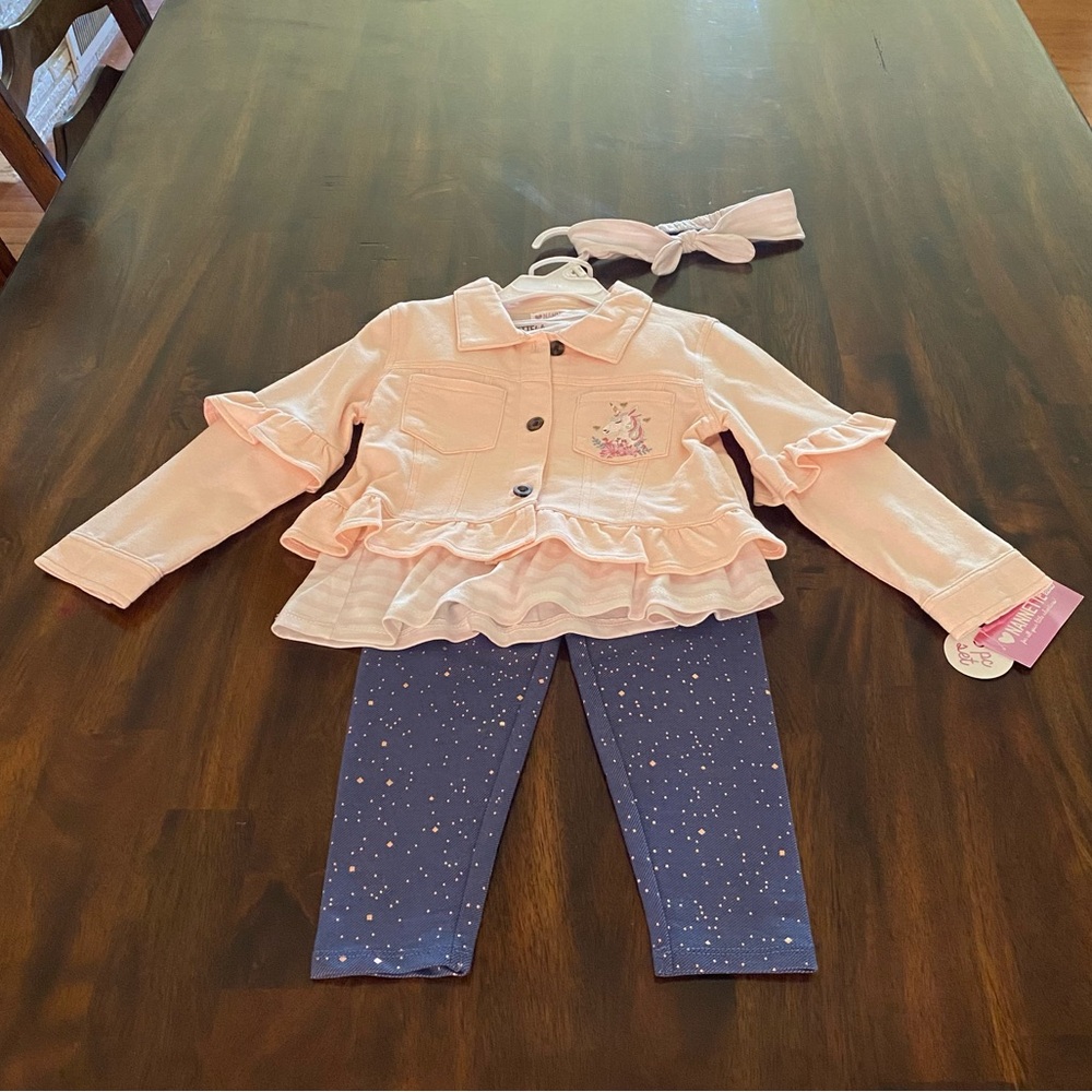 Nannette Classic Unicorn Girls Set